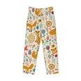 thumbnail image 6 of Daiia Whimsical Fox Floral Garden Men's Sleep Pant with Pockets and Drawstring,Pajama Pants-Large, 6 of 9