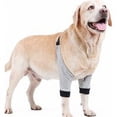 thumbnail image 2 of 1 par de coderas protectoras para mascotas lesionadas, suaves y transpirables, para aliviar el dolor en los hombros, talla S, 2 of 5