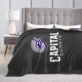 thumbnail image 4 of Capital University Fleece Blanket, Very Soft Microfiber Flannel Blanket for Couch Warm and Cozy for All Seasons, 4 of 6