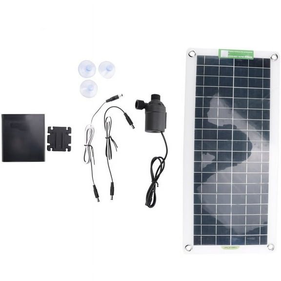 50W Solar Water Pump 800L/H DC12V Solar Water Fountain Pump for Family Garden Water Fountain Irrigation Pump