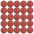 thumbnail image 1 of Paquete de 50 Papel de Lija para Paneles de Yeso con Gancho y Bucle de Grano 40, 9 Pulgadas,10 Orificios,Disco Lijado de Óxidoaluminio para Lijadora Paneles de Yeso de 9 Pulgadas, 1 of 7