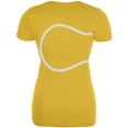 thumbnail image 2 of Halloween Tennis Ball Costume Juniors Soft T Shirt Bright Yellow SM, 2 of 2