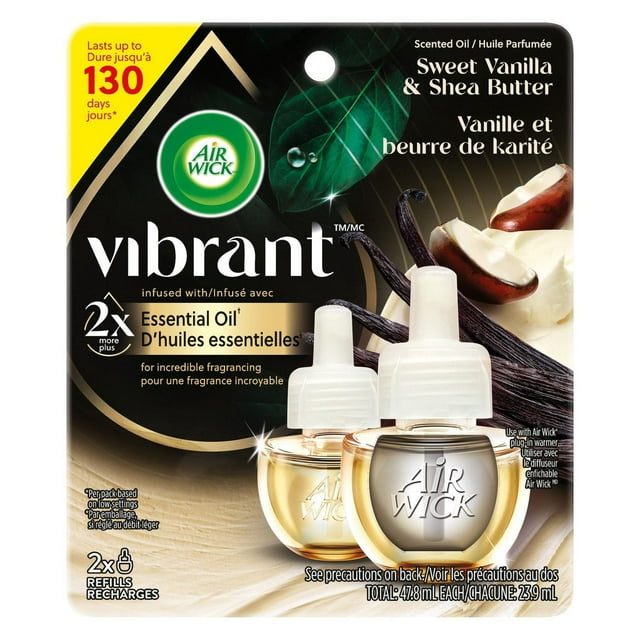 AIR WICK® SCENTED OIL - Refill - Vibrant™ Sweet Vanilla & Shea Butter