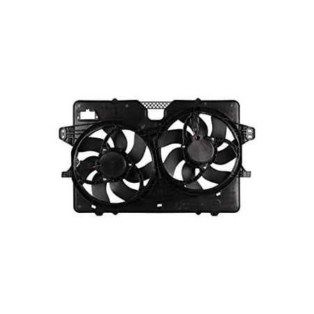 Dual Radiator and Condenser Fan Assembly - Pacific Best Inc For/Fit FO3115182 08-12 Ford Escape Mariner (Best Radiator Fans 2019)