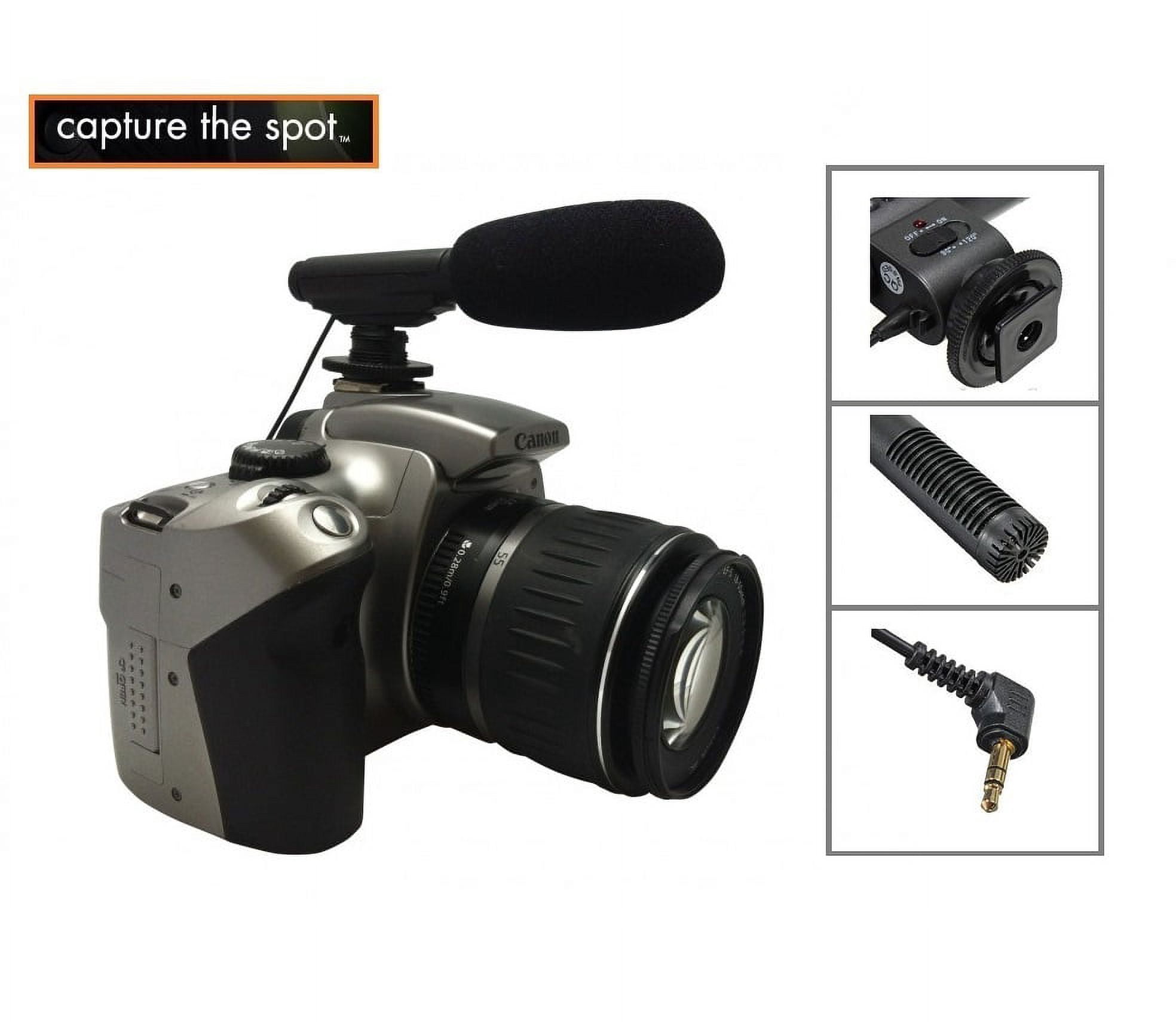 Professional Mini Condenser Microphone For Canon EOS Rebel T6i T6s 750D 760D
