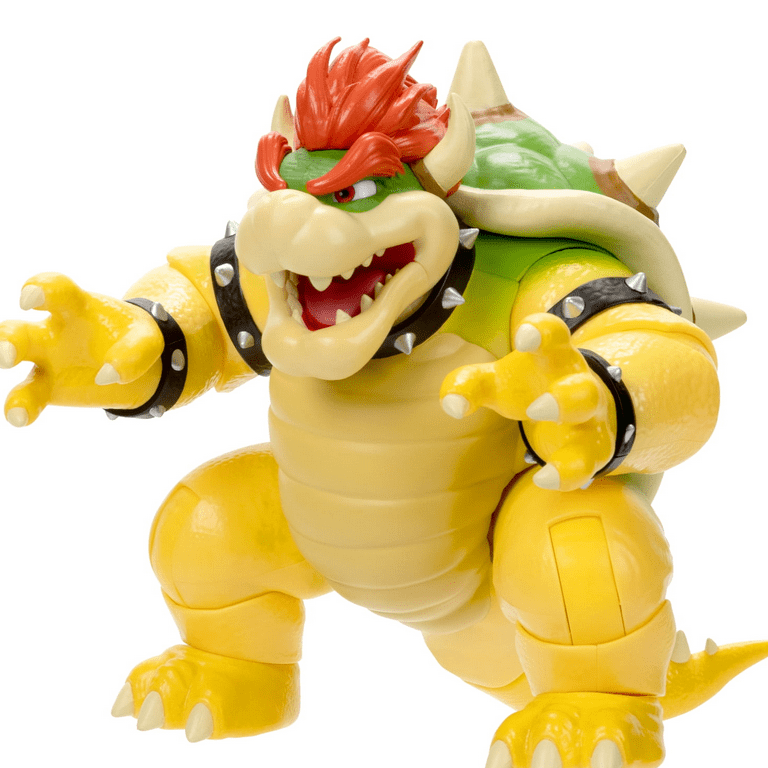 The Super Mario Bros. Movie 7 inch Feature Bowser Action Figure with Fire  Breathing Effects