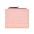 thumbnail image 1 of Cartera pequeña y delgada de cuero para mujer, monedero pequeño y fino con bolsillo plegable para mujer, 1 of 5