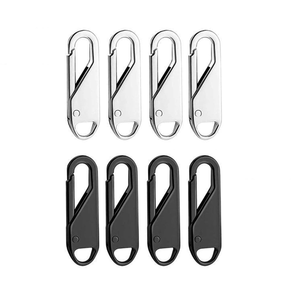 Universal Detachable Zipper Puller 4/8pcs Metal Zipper Repair Kit for