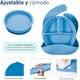 thumbnail image 3 of Juego de Vajilla para Bebé de Silicón, Azul, Bluelander CBHH-0106, 3 of 5