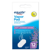 Equate Lavender Menthol Vapor Pad Refills for Vaporizer for Congestion Relief - 12ct