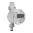 thumbnail image 1 of Garden Water Timer - KSTEE Solar Power Home Garden Auto Water Saving Irrigation Controller LCD Digital Watering Timer White Electronic Water Timer(1Pc), 1 of 7