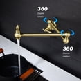 thumbnail image 7 of Pot Filler Faucet Wall Mount, 7 of 7
