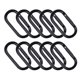 thumbnail image 3 of 10pcs Clip de Mosquetón Ligero Llavero Pequeño de Resorte de en D de Negro Sunnimix Gancho de mosquetón con mosquetón, 3 of 8