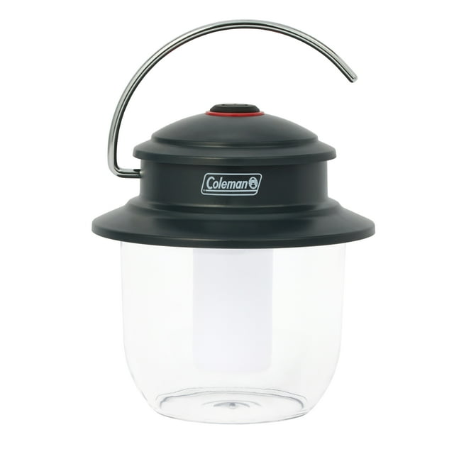 Coleman Classic Recharge 400 Lumen LED Lantern, Rechargeable Lantern with Carry Handle, Black