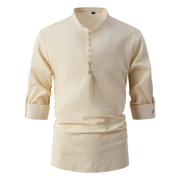 ZZHZGZ Late July Graphic Shirts Mens Spring and Autumn Slim Casual Shirt Long Sleeve Shirt Fourth of July Mens Linen Beach Shirt Xxl