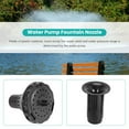 thumbnail image 5 of Kit de Boquillas Fuente PequeñA 9 Piezas Cabezas Boquilla Agua para Piscina Bomba Sumergible Estanque, 5 of 5