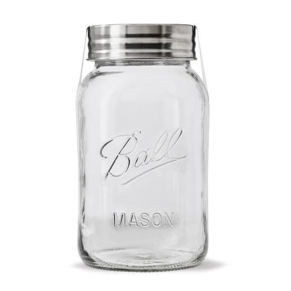 Ball Glass Mason Jar Regular Mouth - Quart Size - 32 Oz