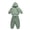 Green, variant on LYMAYTER Kids Girls Boys Cotton Sweatshirt Outfit 2PCS Toddler Hooded Fall Winter Sweatsuit Tops and Jogger Pants Set for 1-8 T