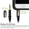thumbnail image 4 of 3.5mm to RCA Cable, GearIT Pro Series 50 Feet Premium Gold Plated 3.5mm to RCA Audio Stereo Cable for Headphones, Home System, Car Stereo, iPods, iPhones, MP3 Players and More - Black, 4 of 6
