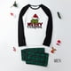 thumbnail image 2 of Conjuntos de pijamas navideños familiares a juego Grinch 2024, pijama de Grinch con parte superior y pantalones de pijama a cuadros, pijama de Grinch para niños y adultos para la familia, Hombres L, 2 of 6