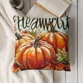 thumbnail image 3 of SHANXI Fall Decorative Throw Pillow Covers , Thankful Grateful Blessed Harvest Pumpkin Gnome Thanksgiving Fall Decor Outdoor Farmhouse Pillow Cases for Home Couch  12x12in, 3 of 5