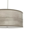 thumbnail image 4 of Hunter - Solhaven 3-light Light Grey Oak, Medium Size Pendant Light, Dimmable, Modern Style, Drum Shaped, for Bedrooms, Dining, Living Rooms - 19379, 4 of 7
