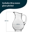 thumbnail image 2 of Libbey Yucatan Glass Pitcher, 86.9-ounce, 2 of 4