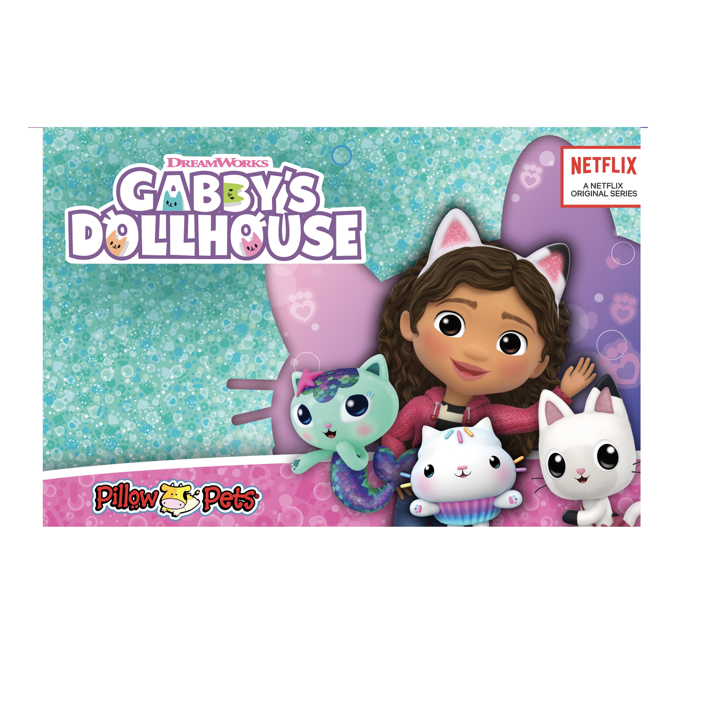 Pillow Pets NBCUniversal Gabby's Dollhouse Pandy Paws, 16" Plush Toy