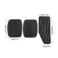 thumbnail image 6 of 3Pcs Car Accelerator Clutch Brake Pedal Rubber Pad Pedal Cover For Suzuki Swift 49451-60B00 49751-79001 Auto Parts Fangkenuo, 6 of 9