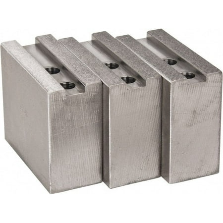 

H & R Manufacturing 1.5mm x 60° Serrated Attachment Square Soft Lathe Chuck Jaw 3 Jaws Steel 1.181 Btw Mount Hole Ctrs 4 Long x 1-3/4 Wide x 3-1/2 High 0.63 Groove 12mm Fastener
