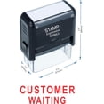 thumbnail image 2 of StampExpression - Customer Waiting Office Self Inking Rubber Stamp - Red Ink (A-5946), 2 of 4