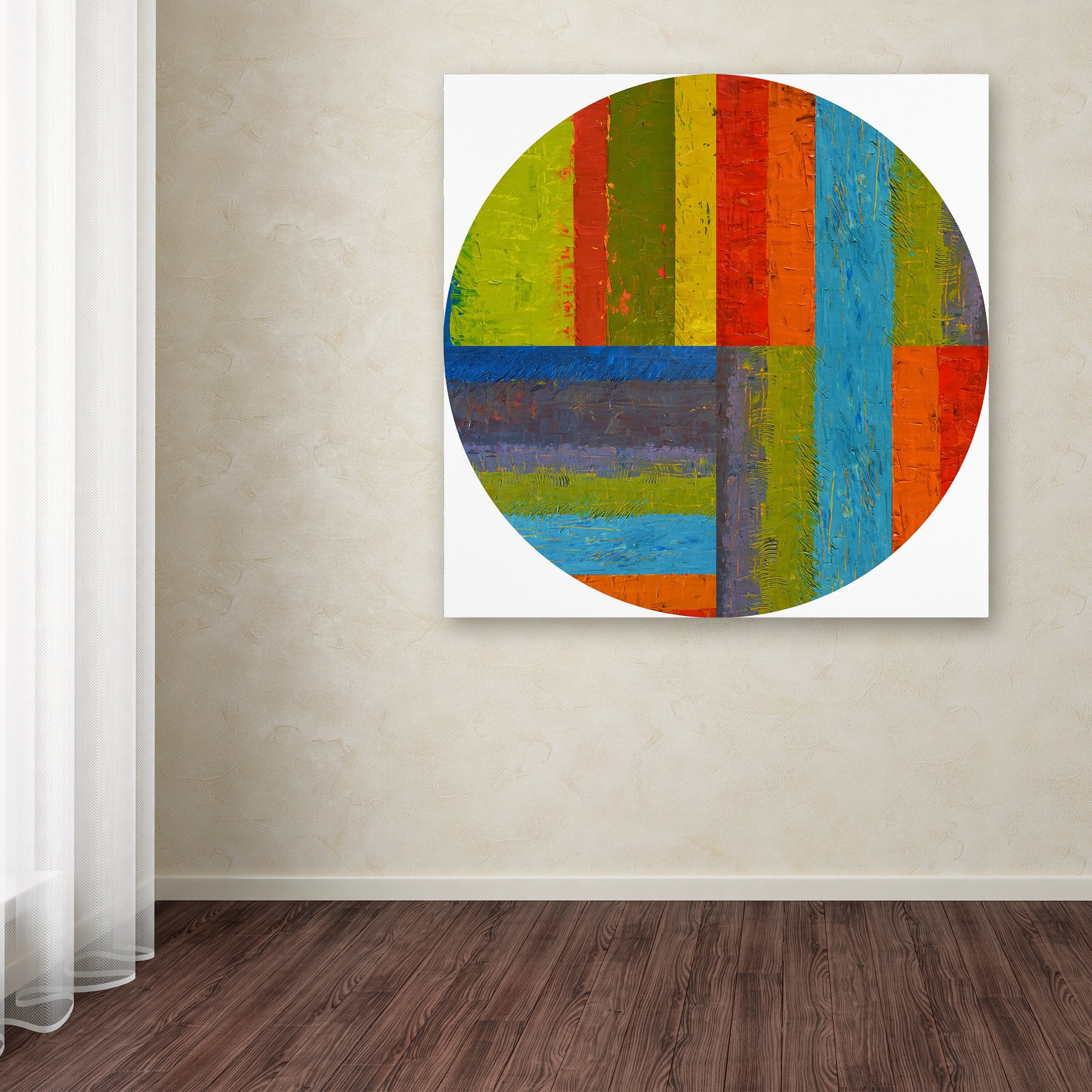 Trademark Fine Art "Round" Canvas Art by Michelle Calkins