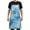 Abstract Blue Splashes, variant on Strawberries and White Flowers Kitchen Apron with 2 Pockets Adjustable waterproof Cooking Aprons for Women Men Chef