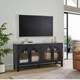 thumbnail image 3 of Better Homes & Gardens Juliet Arch TV Stand for TVs up to 65", Black Wood Finish, 3 of 13