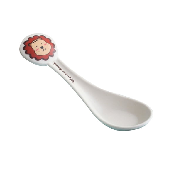 Wheat Spoon Set Toddler Feeding Spoons for Baby Daily Porridge Snack Eating