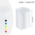 thumbnail image 2 of Unique Bargains 60mm Flat 10ft Clear PVC Heat Shrink Tube Wraps Battery Wrap for Big Battery Pack, 2 of 5