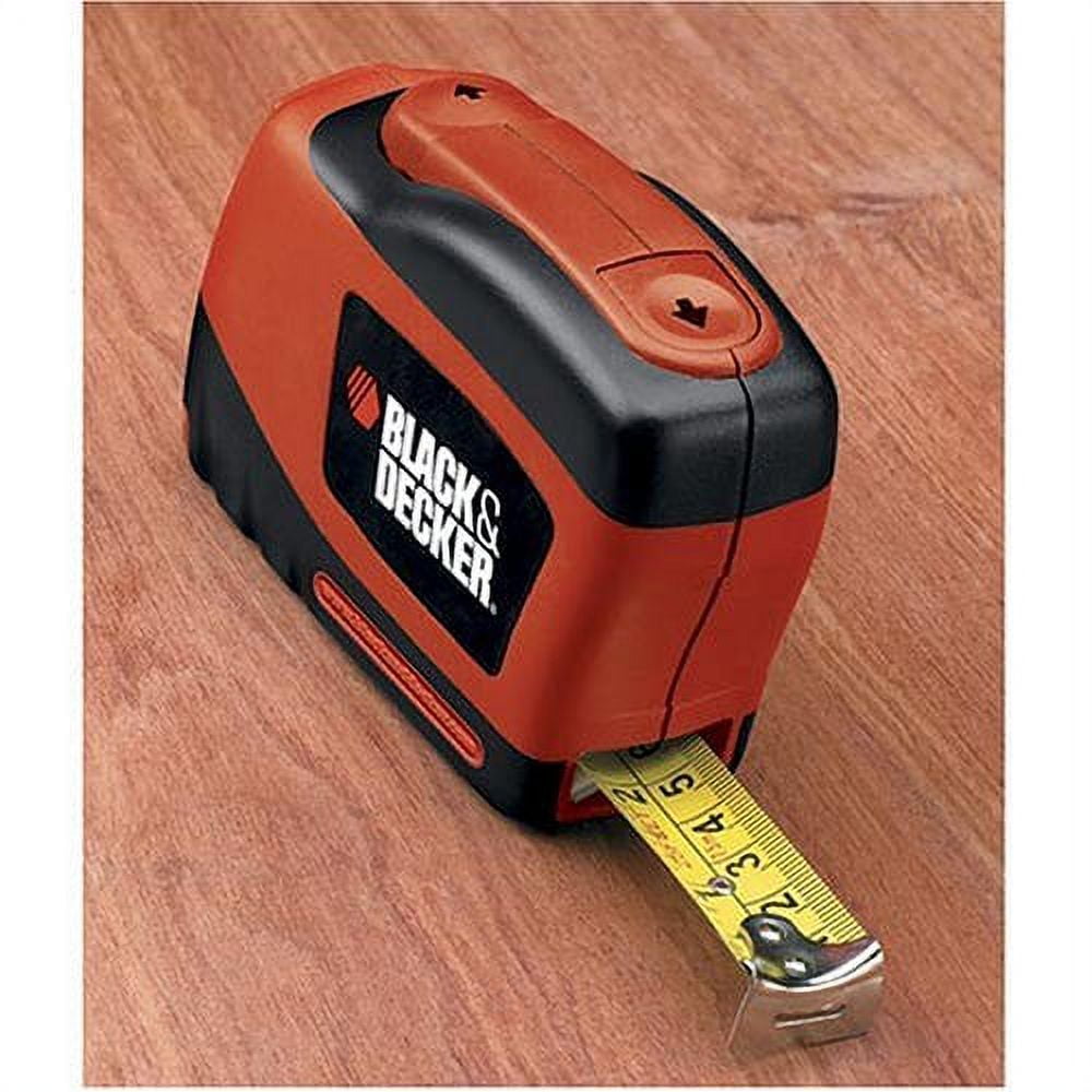 Black Decker 25 Powered Tape Measure Walmart