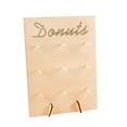 thumbnail image 2 of 1 Set Donut Wall Stand Donuts for display storage Displaying Holder Doughnuts Holding Shelf Doughnut Rack for Wedding Party Home Scene Layout, 2 of 7