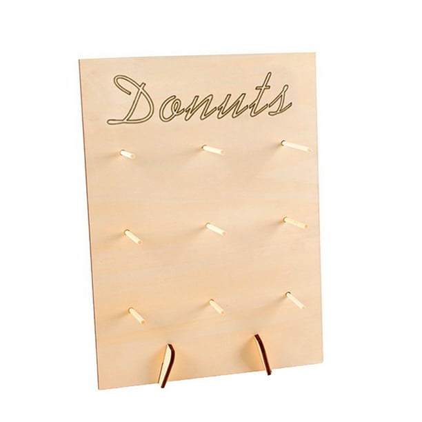 Donut Stand Stand Donuts Visualización de Donuts Donuts Holding Donut Rack para la fiesta de boda Home Scene Disposición 1 Set sidaley HA012168-00
