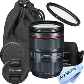 Canon EF 24-105mm f/4L is II USM Lens New in White Box 7pc (International Version)