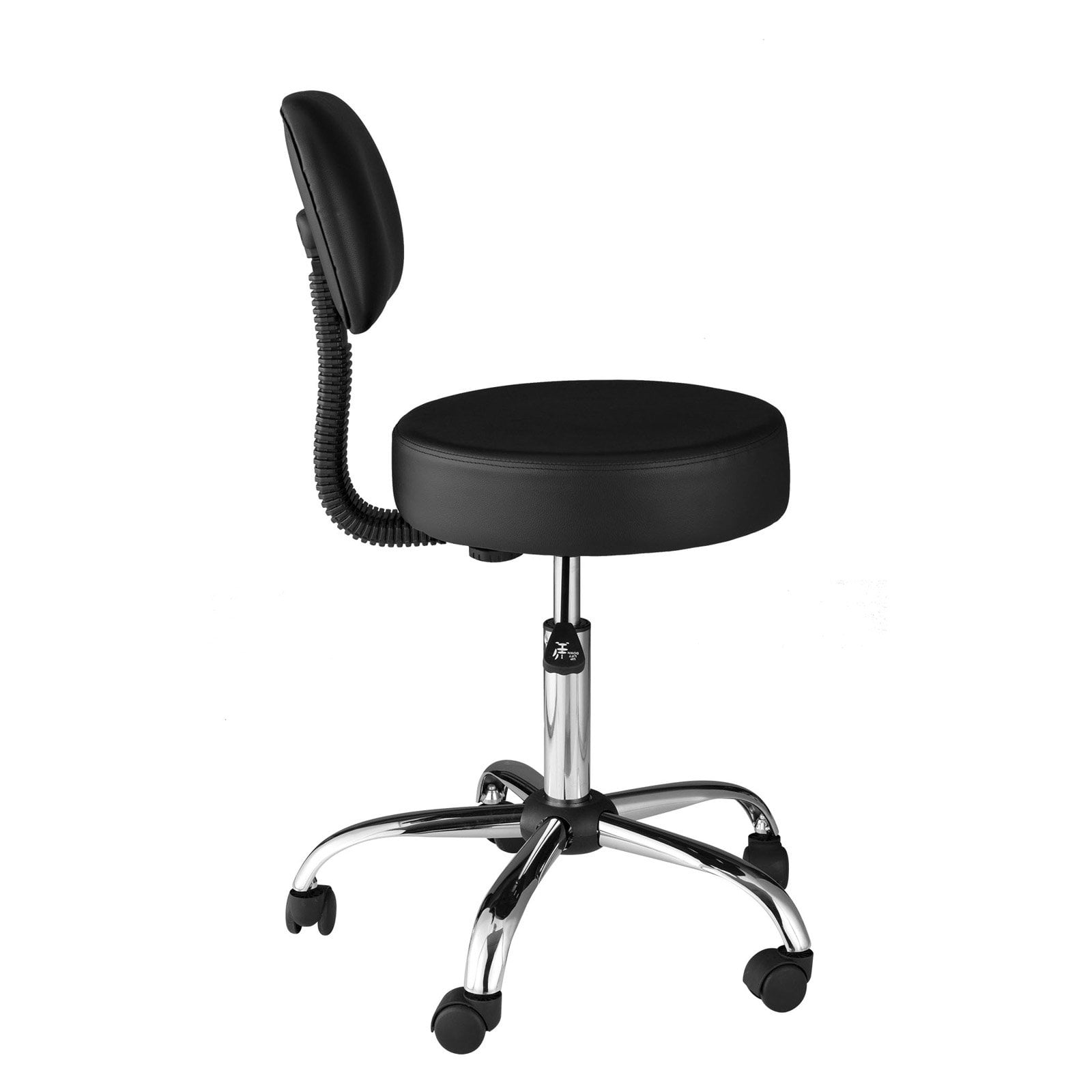 Medical Stool Office Chair Lab Exam Dental Doctor Back Cushion Padded