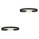 thumbnail image 1 of Jumpingount Cinturón de vestir Correas de cuero estrechas universales con hebillas Puffer Coat Decoración Cinturones de accesorios de moda para Negro 2Conjunto, 1 of 6