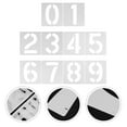10 Sheets Numbers Stencils for Painting Plastic Painting Stencils