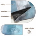 thumbnail image 6 of Teal Blue Round Area Rug 4 FT, Non Slip Indoor Outdoor Rug, Modern Oil Painting Abstract Ombre Geometric Washable Soft Circular Carpet Non-Shedding Floor Mat for Coffee Table Nursery Foyer Balcony, 6 of 8