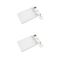thumbnail image 1 of Monstrate Caja de recordatorio de pastillas de 28 rejillas semanal de ABS para el hogar con alarma electrónica, organizador de tabletas de viaje para Blanco 2piezas Monstrate CBP157930, 1 of 6