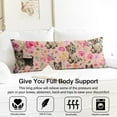 thumbnail image 3 of Dog Lover's Body Pillow Cover - Soft & Breathable, Hidden Zipper, 20"x54", Cute Puppy & Floral Print - Perfect Gift for Pet Lovers, Side Sleepers & Dog Themed Decor, 3 of 7