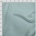 thumbnail image 3 of oneOone Viscose Jersey Light Blue Fabric Animal Face Cartoon Craft Projects Decor Fabric Printed By The Yard 60 Inch Wide, 3 of 5
