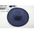 thumbnail image 1 of Sombrero de paja informal para adultos, gorros de Sol para exteriores, protección solar, visera, gorros de ala grande, 1 of 3