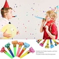 thumbnail image 5 of MINKUROW 100 Pcs Party Blower,Colorful Birthday Noisemakers Birthday Blow Horns Party Horns Party Whistles New Years Party Noisemakers Party Blowouts Whistles Party Blowouts Party Favors Noise Makers, 5 of 6