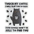 thumbnail image 1 of Embossed Metal Wall Sign Touch My Coffee, 1 of 3